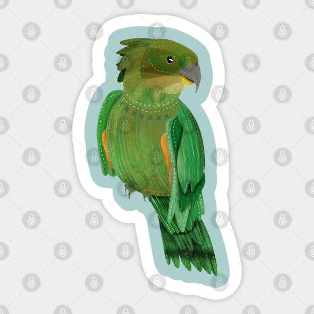 Kea Sticker by mailboxdisco